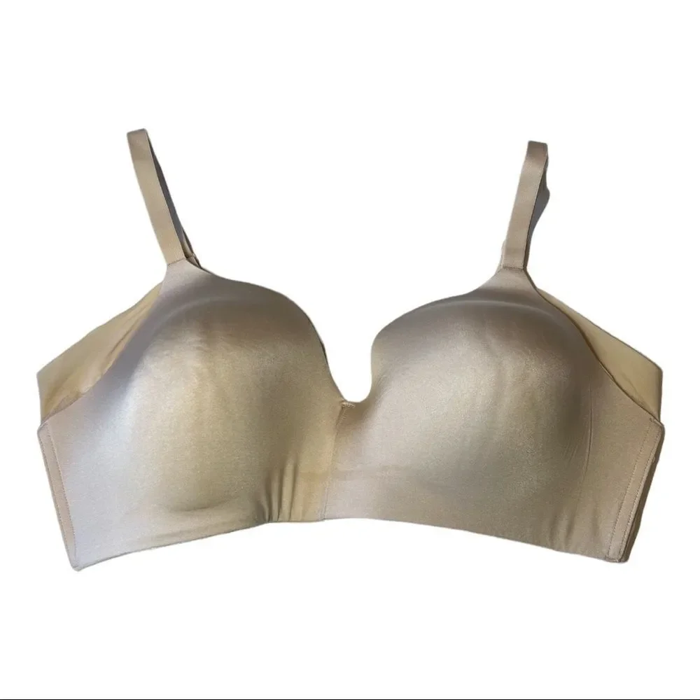WACOAL Women’s Ultimate Side Smoother Wire Free T-Shirt Bra Nude Size 40 D